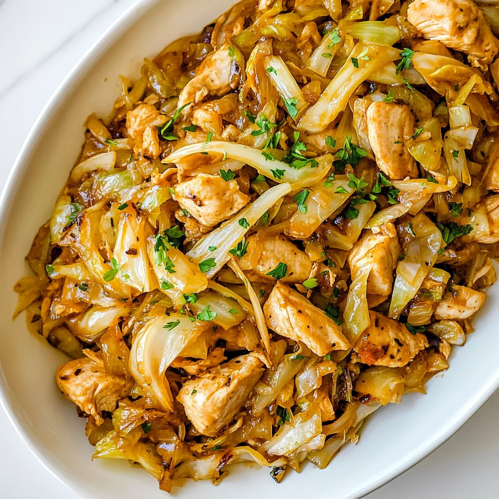 Easy Chicken and Cabbage Stir Fry