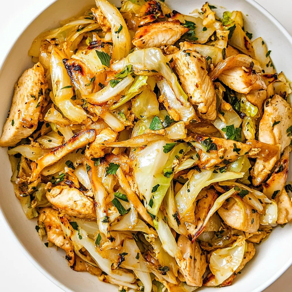Easy Chicken and Cabbage Stir Fry