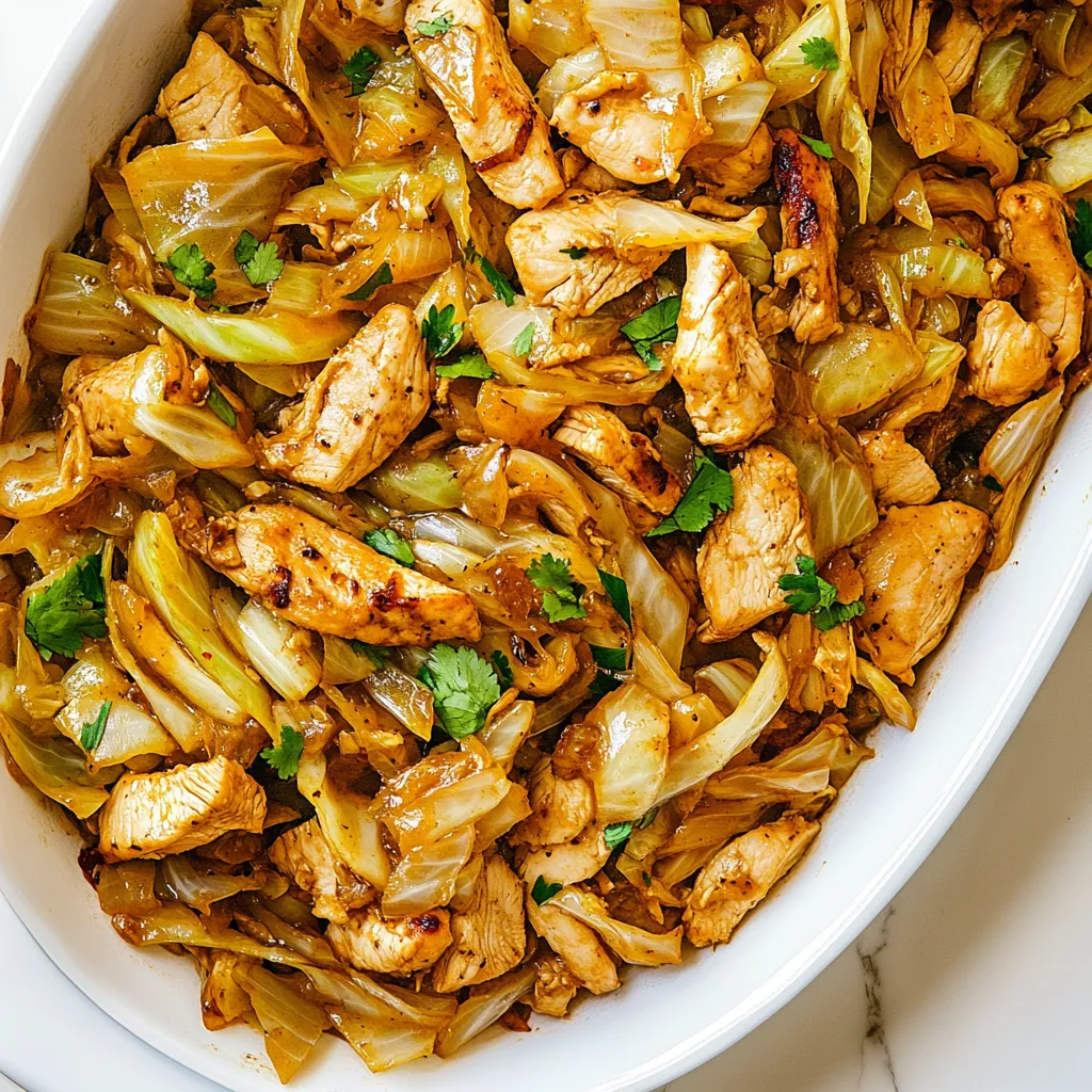 Easy Chicken and Cabbage Stir Fry