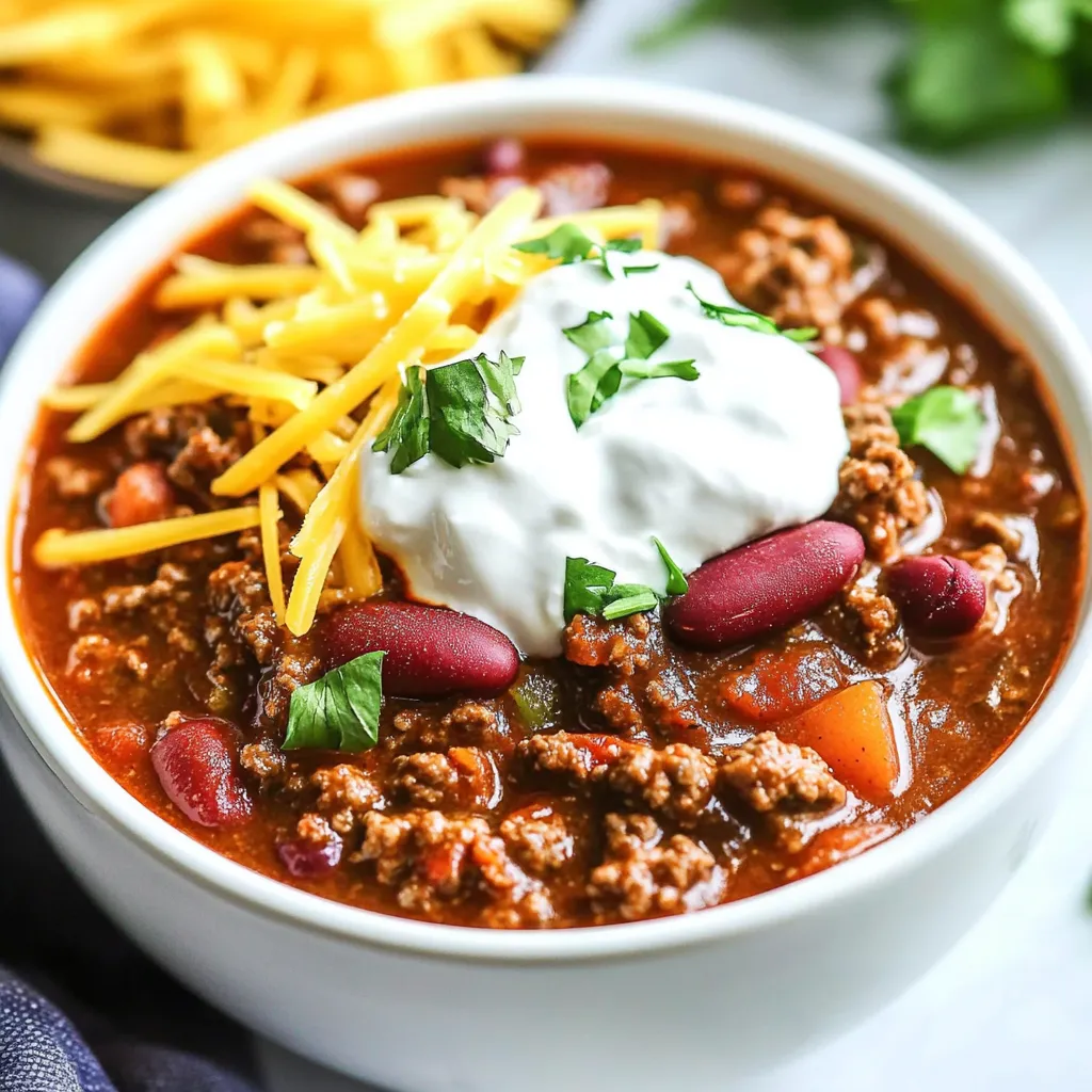 Easy Crock Pot Chili