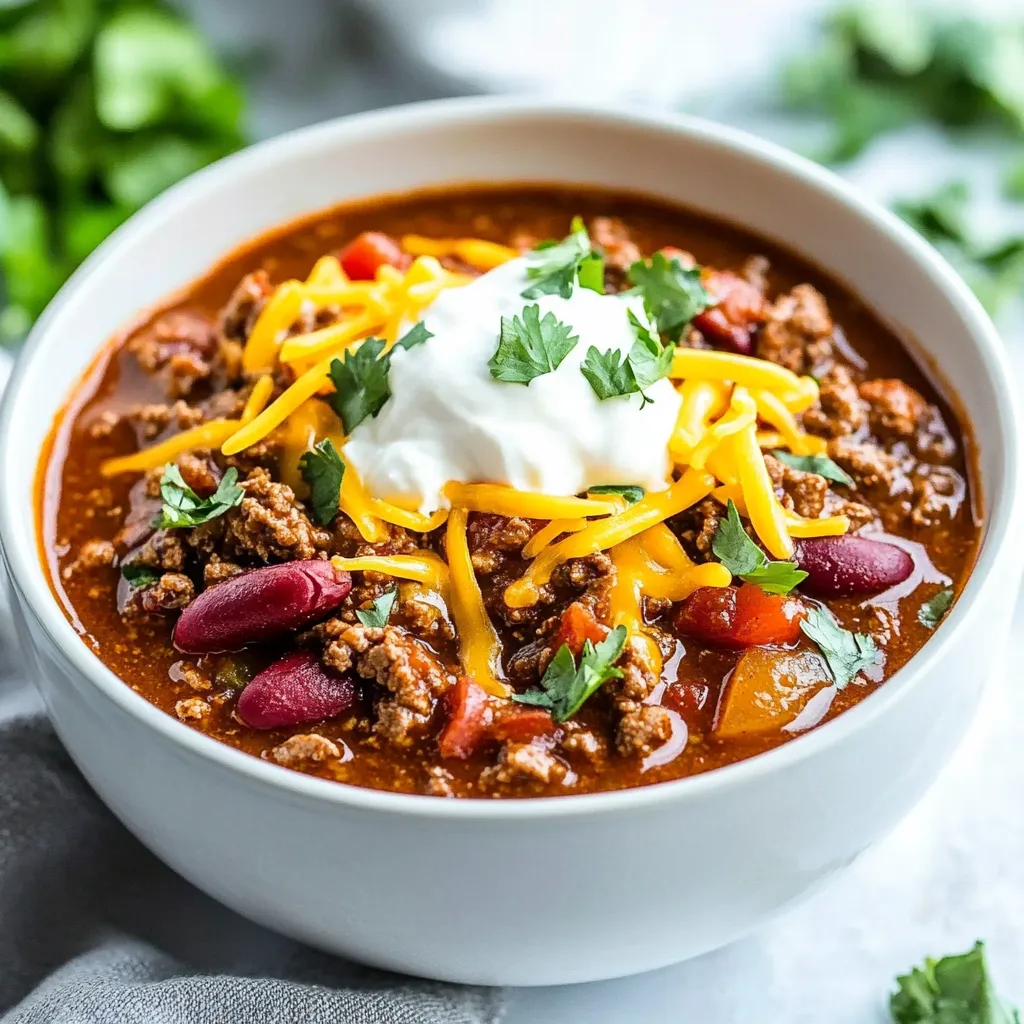 Easy Crock Pot Chili
