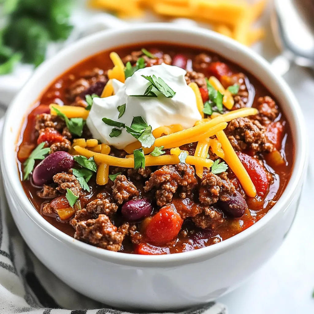 Easy Crock Pot Chili
