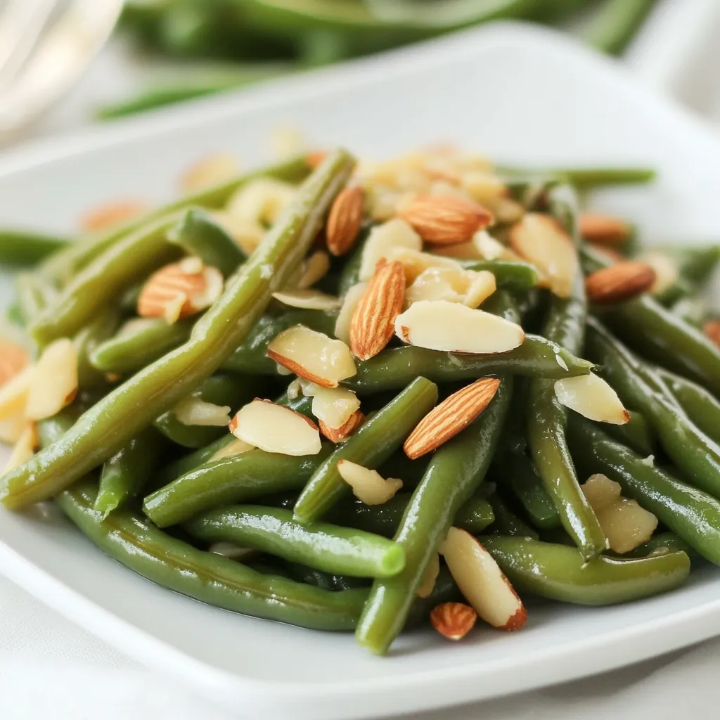 Easy Green Beans Almondine