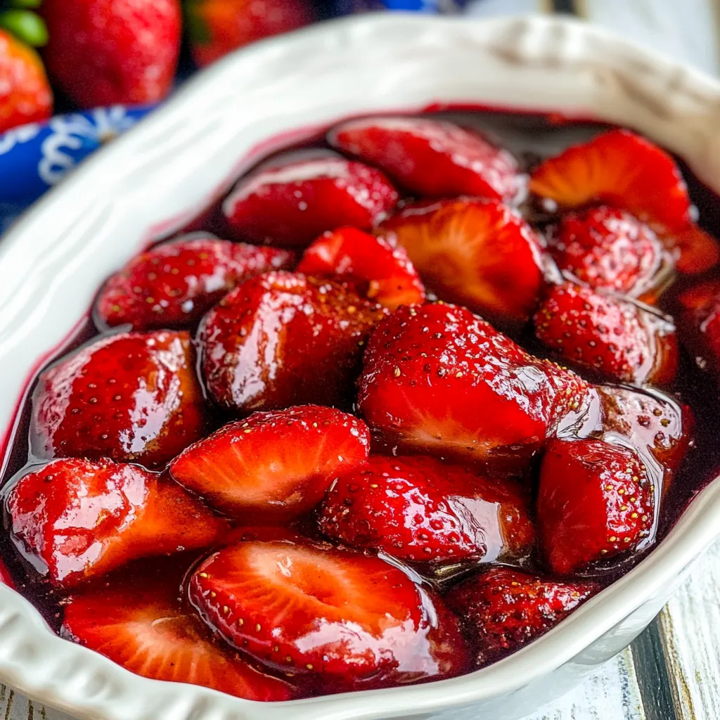 Easy Roasted Balsamic Strawberries