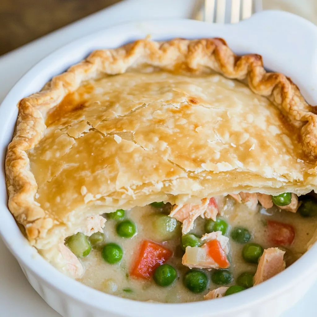 Easy Salmon Pot Pie