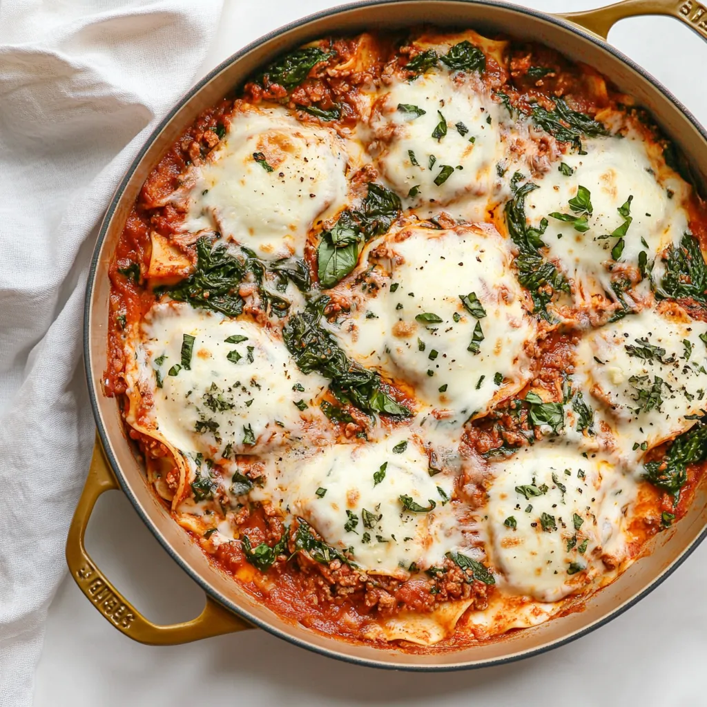 Easy Skillet Lasagna