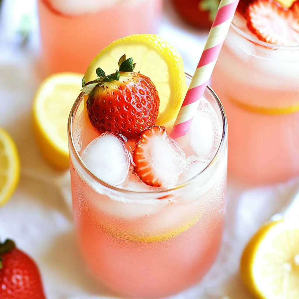 Easy Strawberry Lemonade