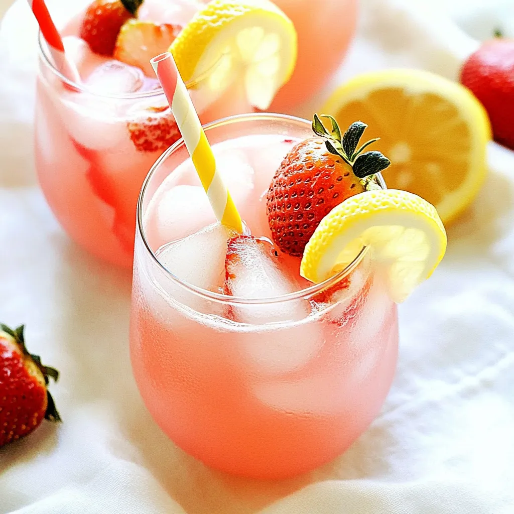 Easy Strawberry Lemonade