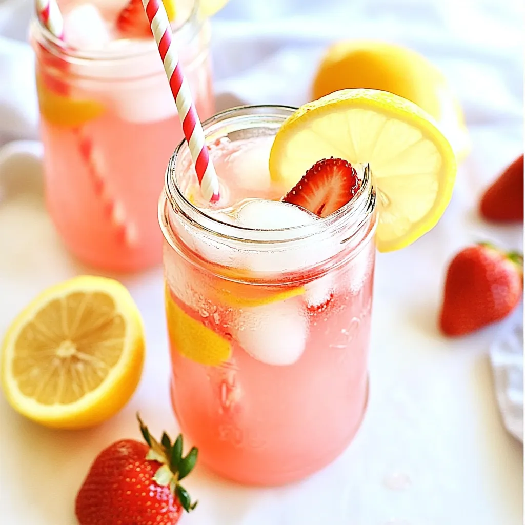 Easy Strawberry Lemonade