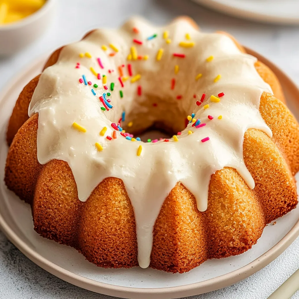 Easy Vanilla Bundt Cake