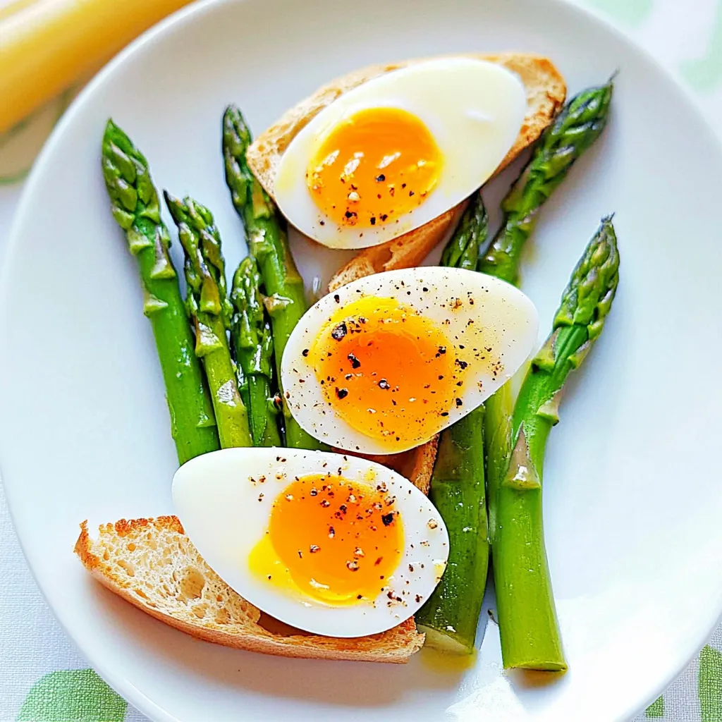 Eggs and Soldiers with Asparagus