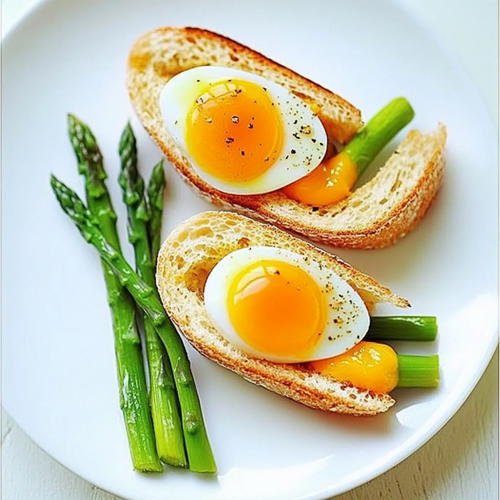 Eggs and Soldiers with Asparagus