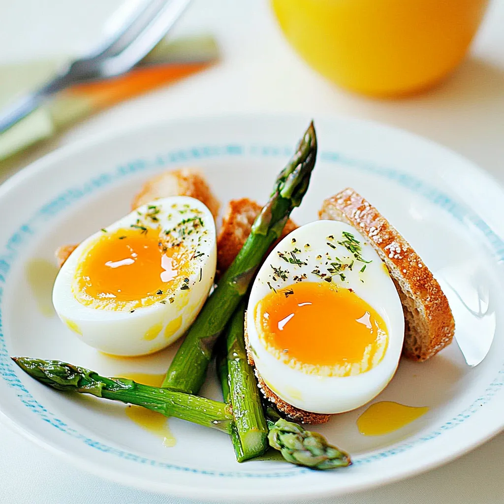 Eggs and Soldiers with Asparagus