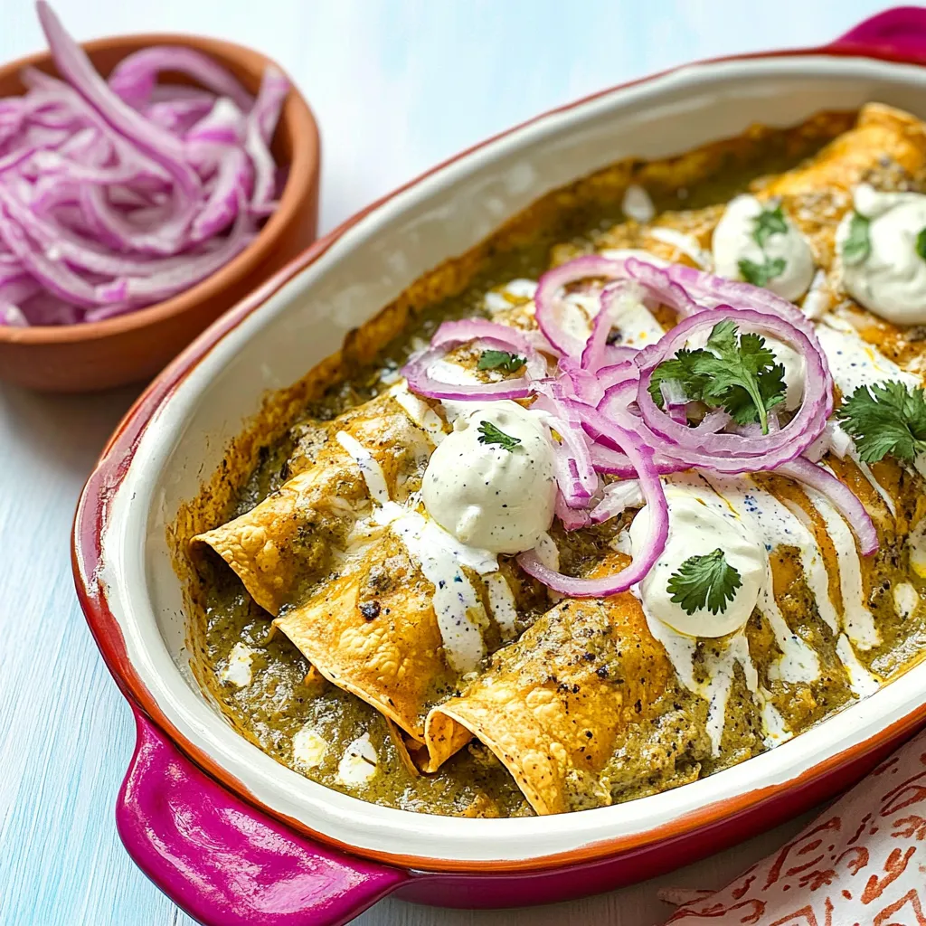 Enchiladas Verdes