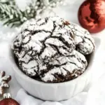 Festive Chocolate Crinkles