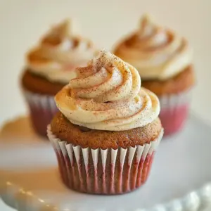 Fig Spice Cupcakes with Honey Cinnamon Buttercream