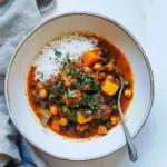 Morocco Inspired Vegetable and Chickpea Stew