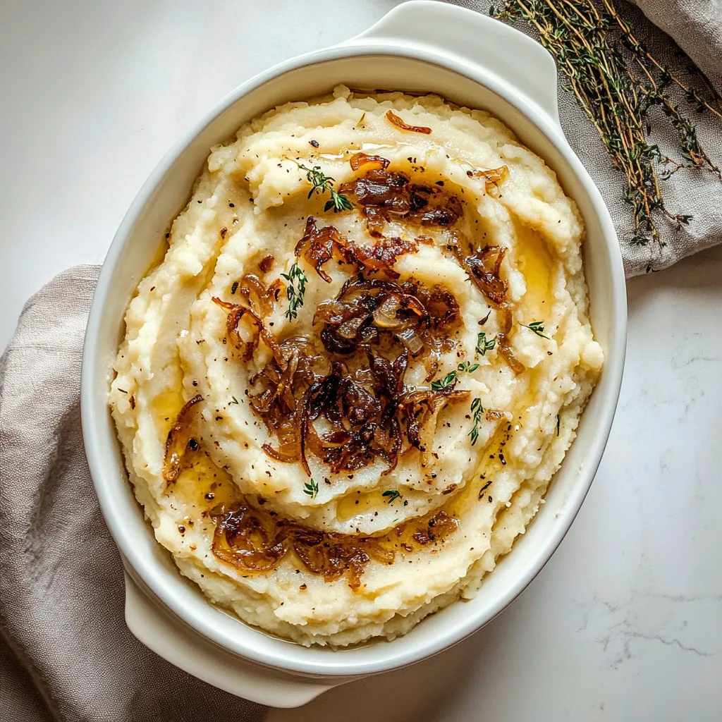 French Onion Mashed Potatoes