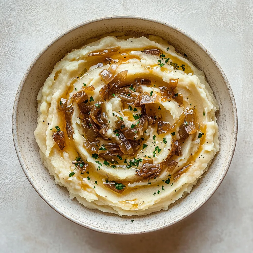 French Onion Mashed Potatoes