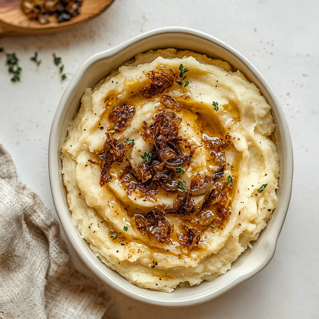 French Onion Mashed Potatoes