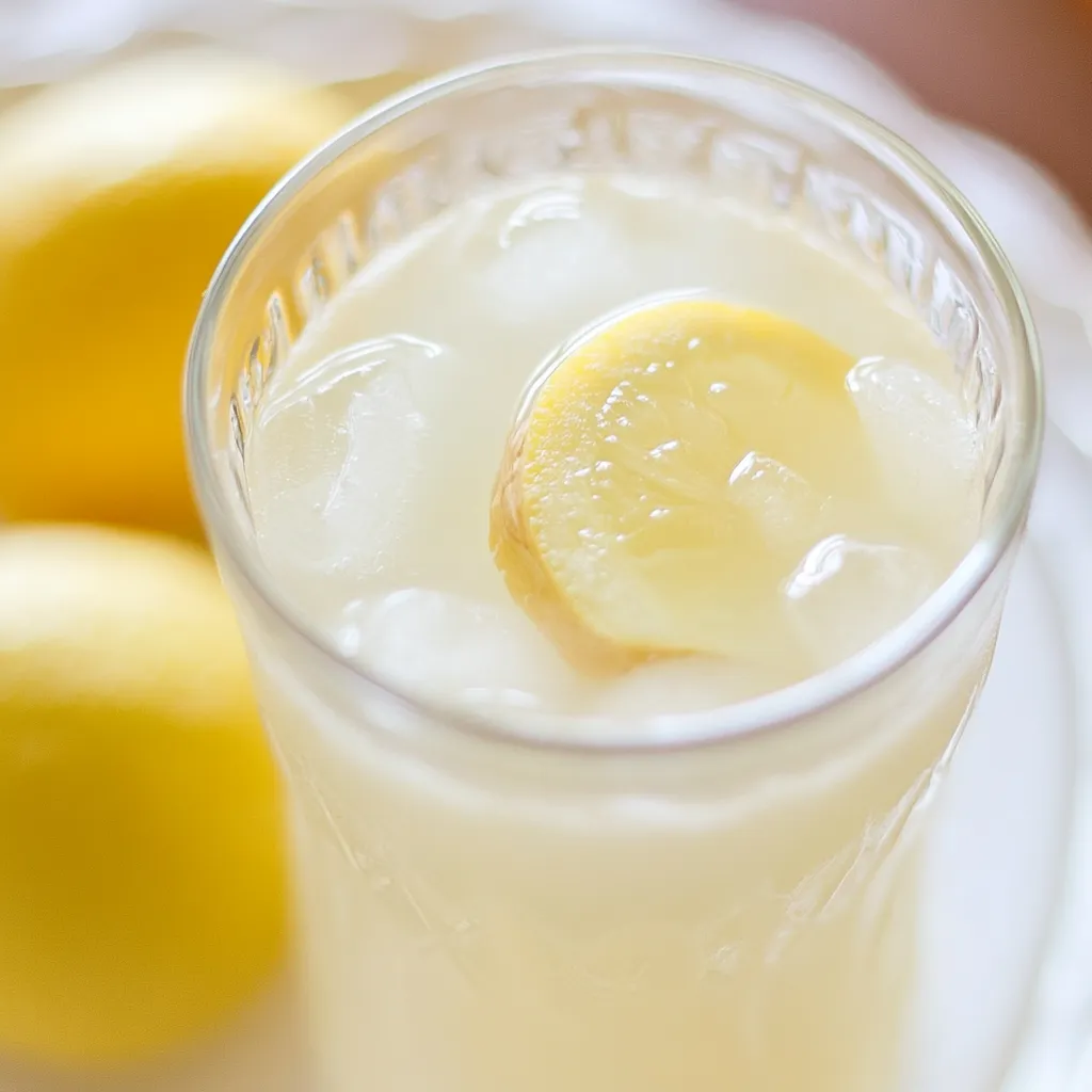 Fresh Ginger Lemonade
