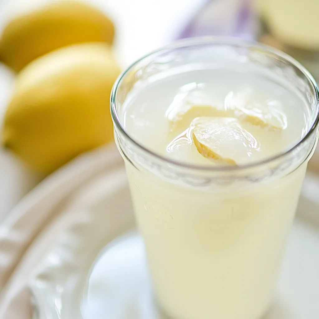 Fresh Ginger Lemonade
