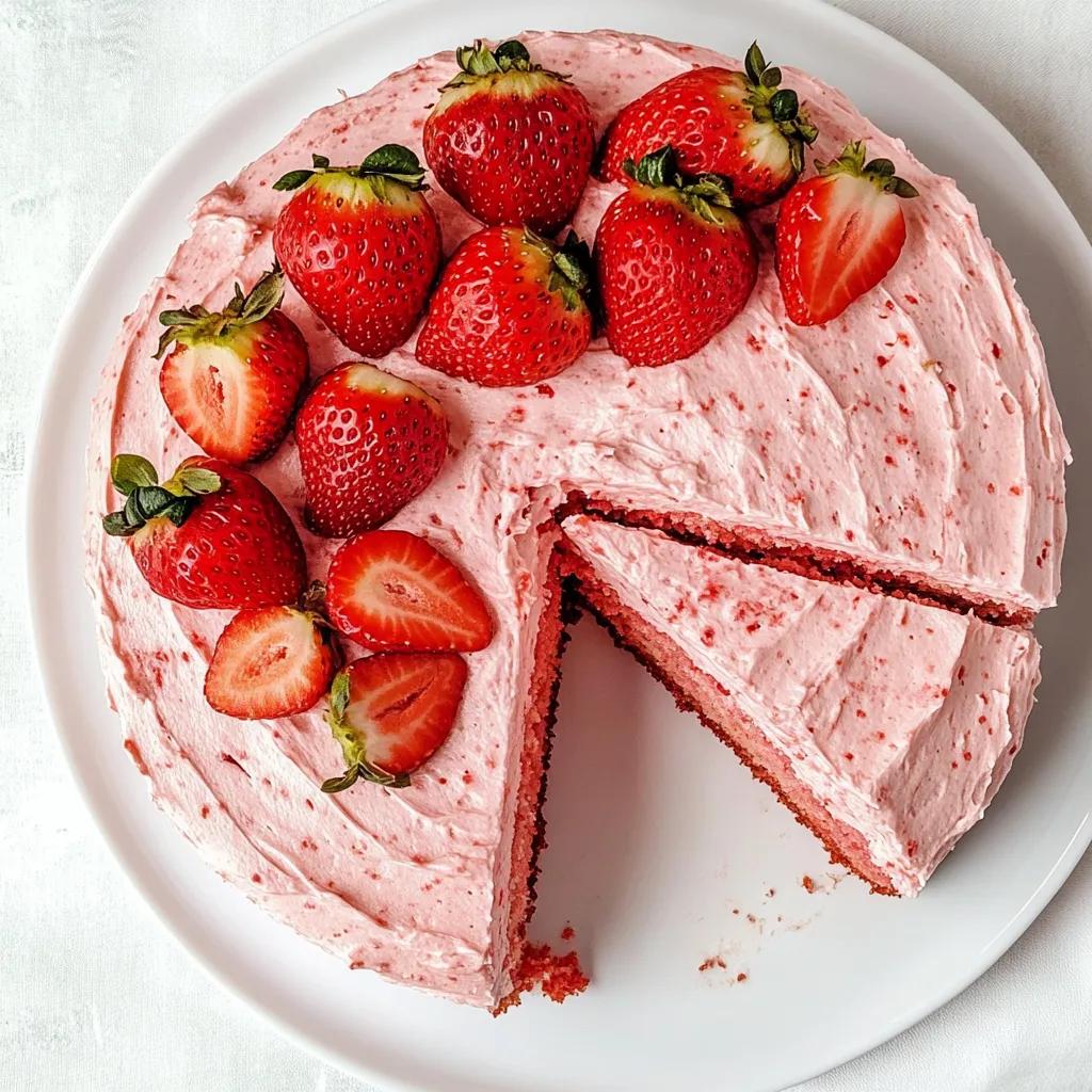 Fresh Strawberry Cake