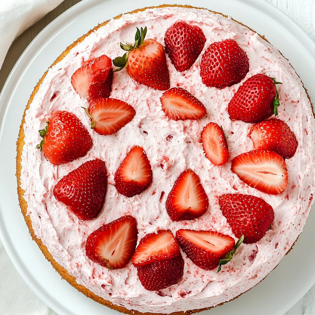 Fresh Strawberry Cake