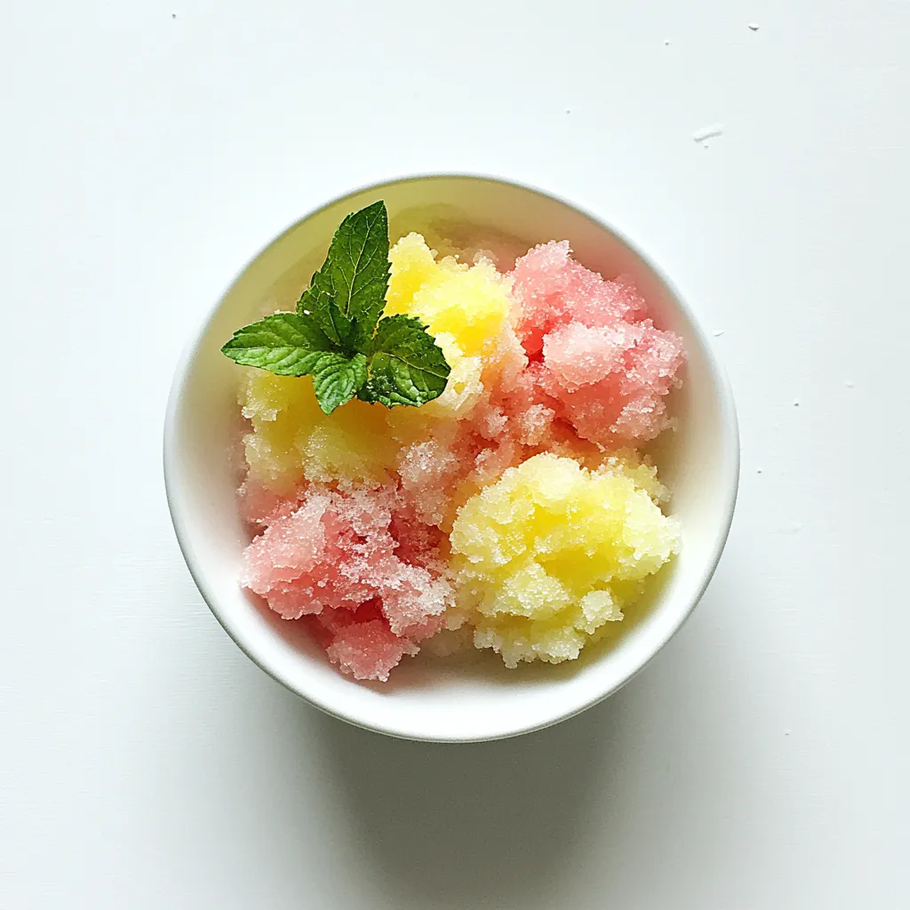 Fruity Granitas