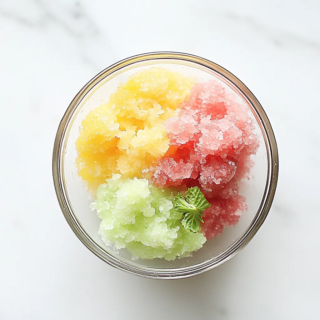 Fruity Granitas