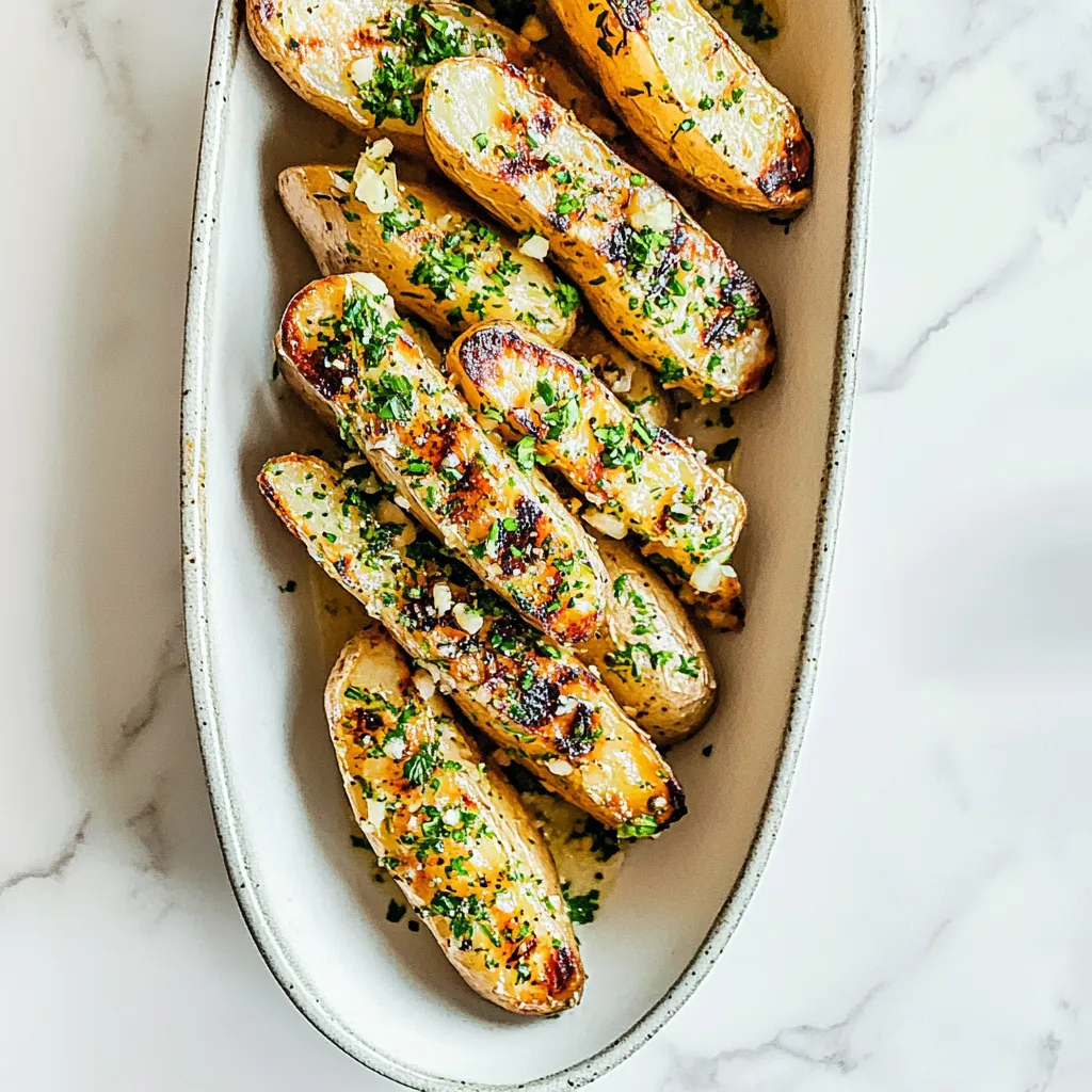 Garlic Fingerling Potatoes