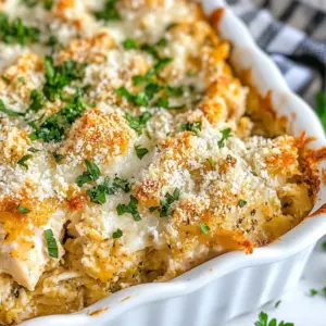 Garlic Parmesan Chicken Casserole