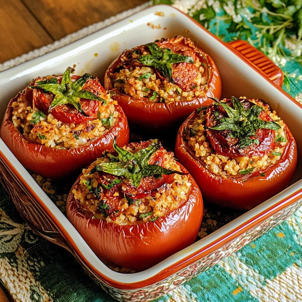 Gemista Greek Stuffed Tomatoes Peppers
