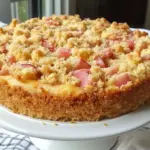 German Rhubarb Streusel Cake