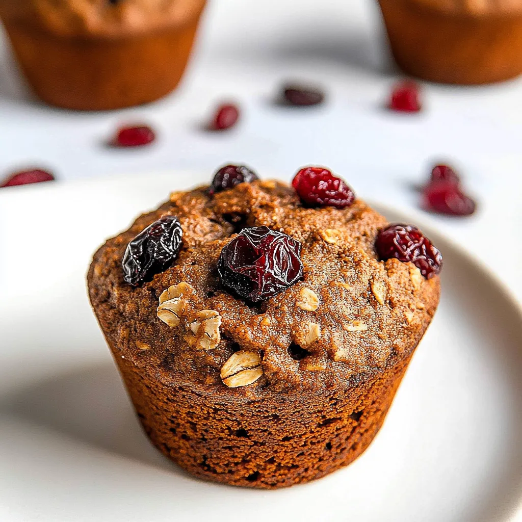Gluten Free Pumpkin Oatmeal Muffins