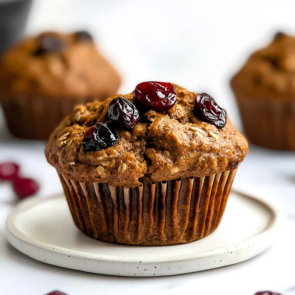 Gluten Free Pumpkin Oatmeal Muffins