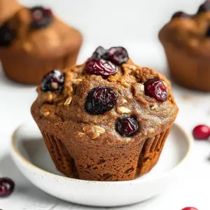 Gluten Free Pumpkin Oatmeal Muffins