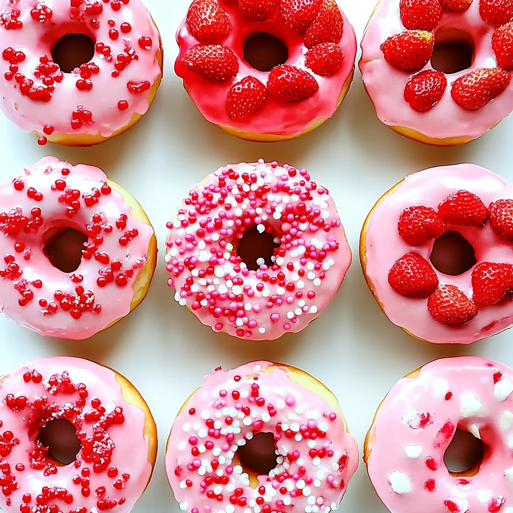 Gluten Free Strawberry Banana Donuts