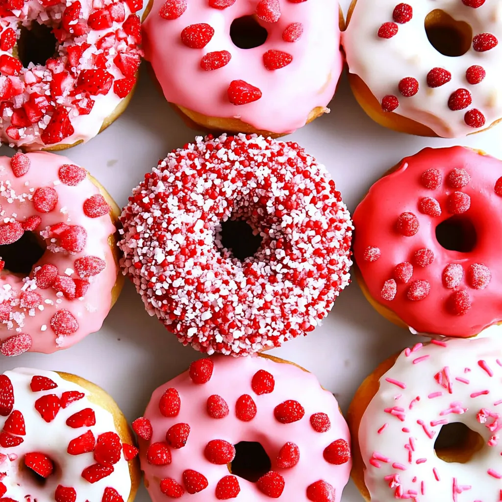 Gluten Free Strawberry Banana Donuts