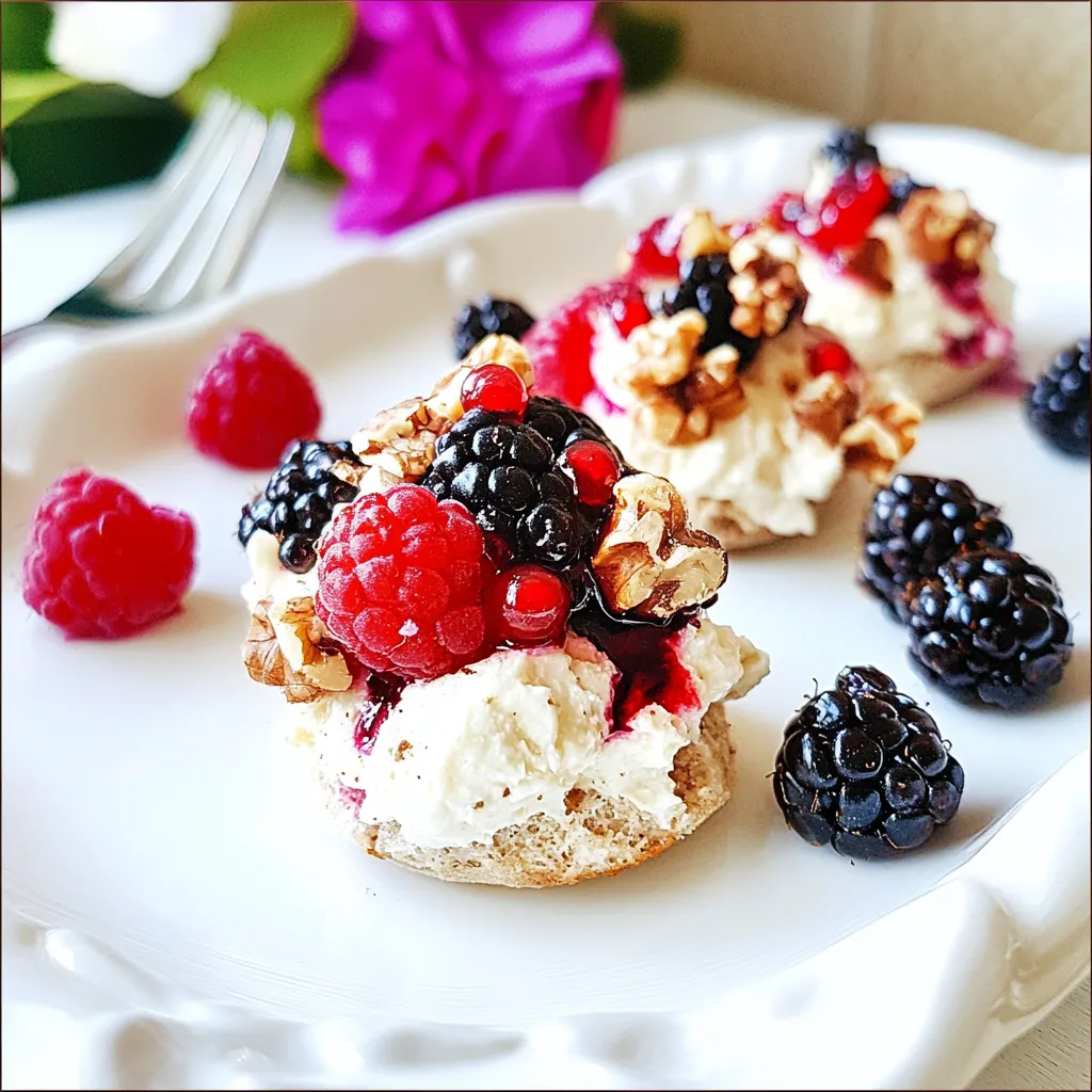 Goat Cheese Walnut Berry Bites