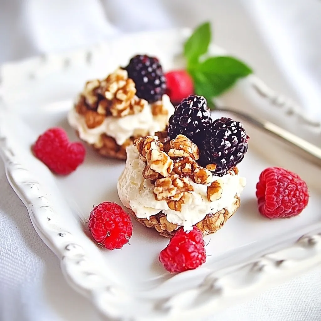 Goat Cheese Walnut Berry Bites