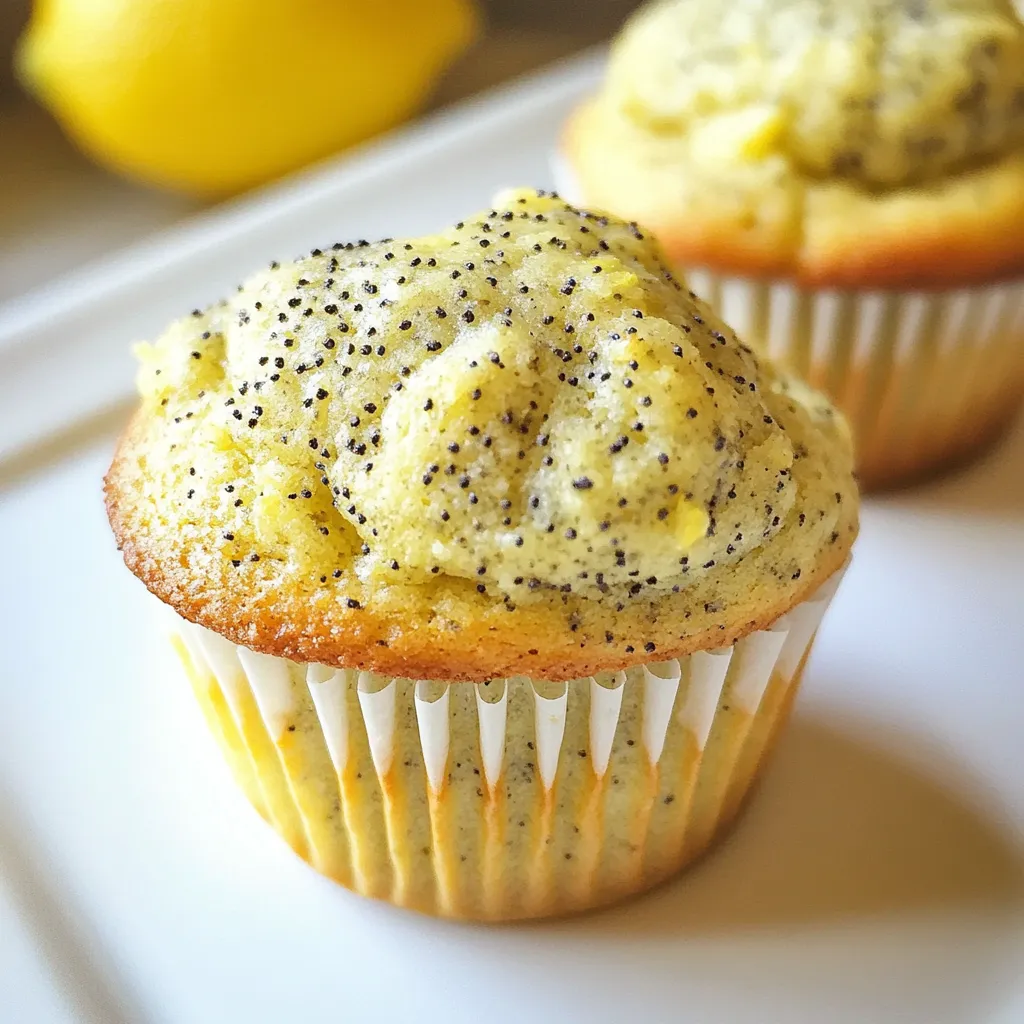 Grain Free Lemon Poppy Seed Muffins