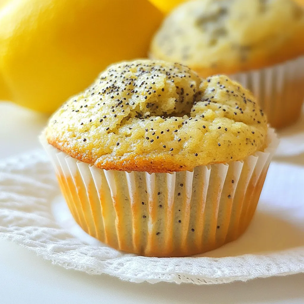 Grain Free Lemon Poppy Seed Muffins