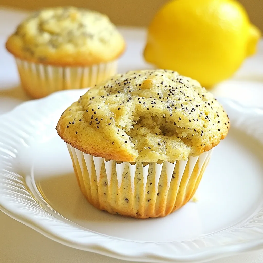 Grain Free Lemon Poppy Seed Muffins