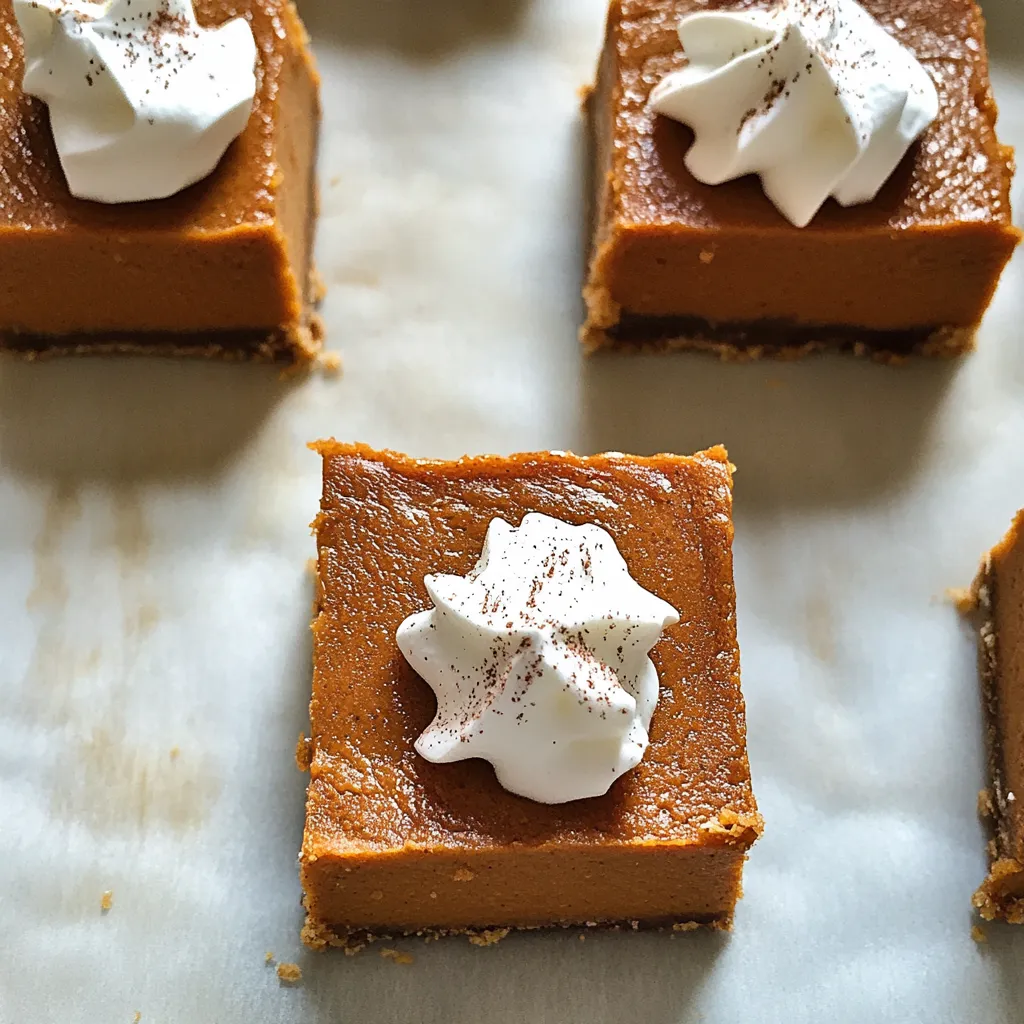Greek Yogurt Pumpkin Pie Bars