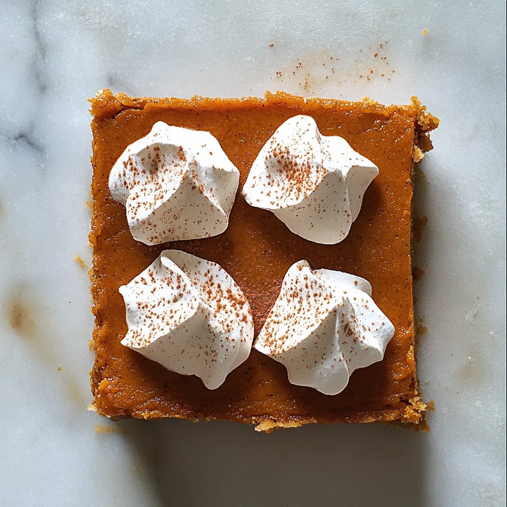 Greek Yogurt Pumpkin Pie Bars