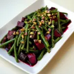 Green Bean Beet and Pistachio Salad