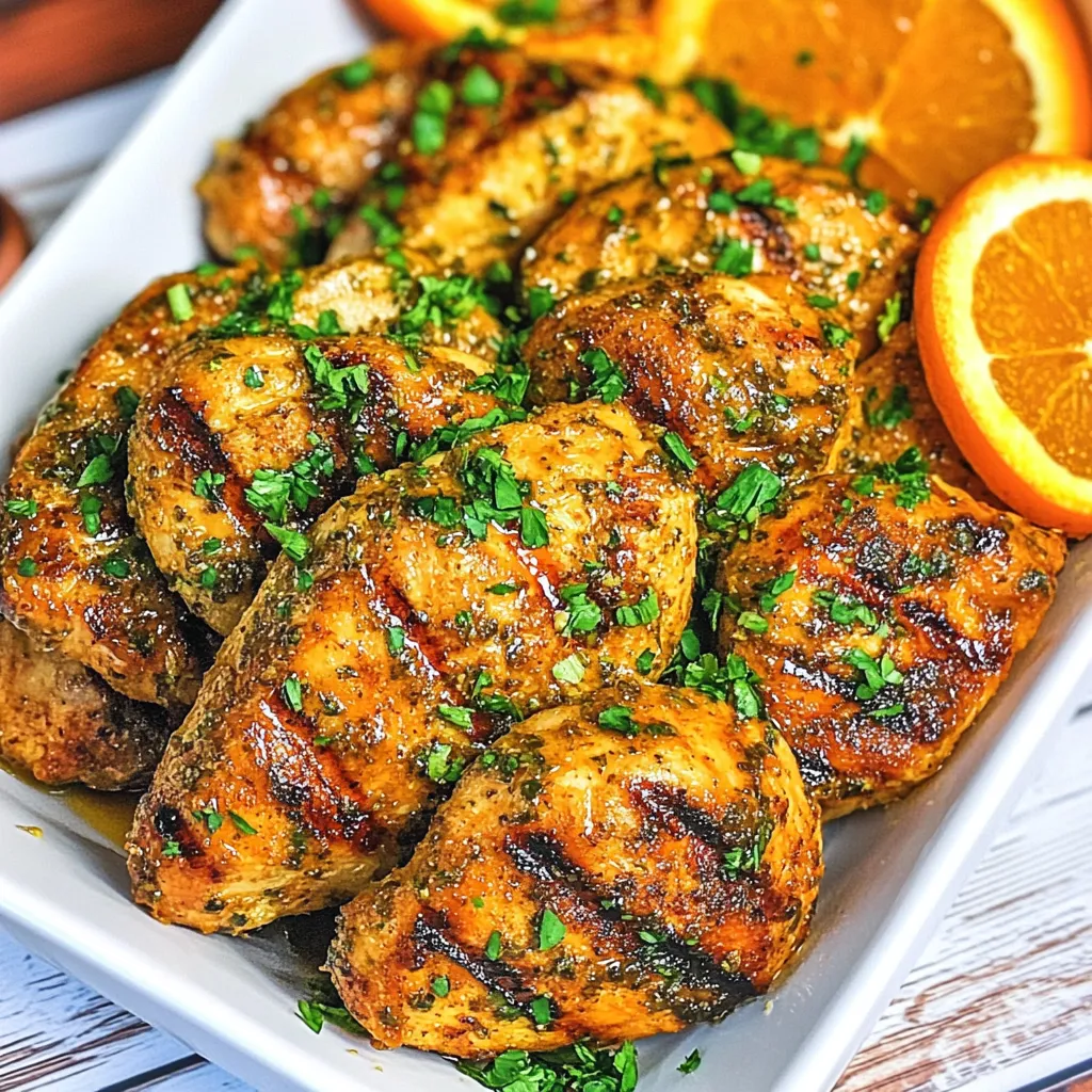 Grilled Orange Chicken