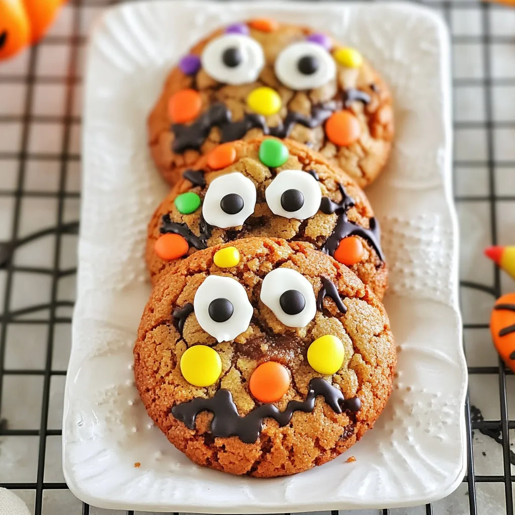 Halloween Monster Cookies