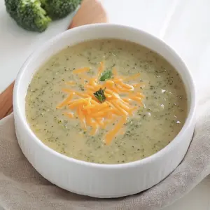 Healthy Broccoli Cheddar Soup